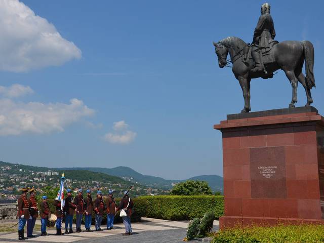 Görgey Artúr tábornok halálának századik és Buda a honvédsereg általi visszafoglalásának 167-ik évfordulóján tartott ünnepség